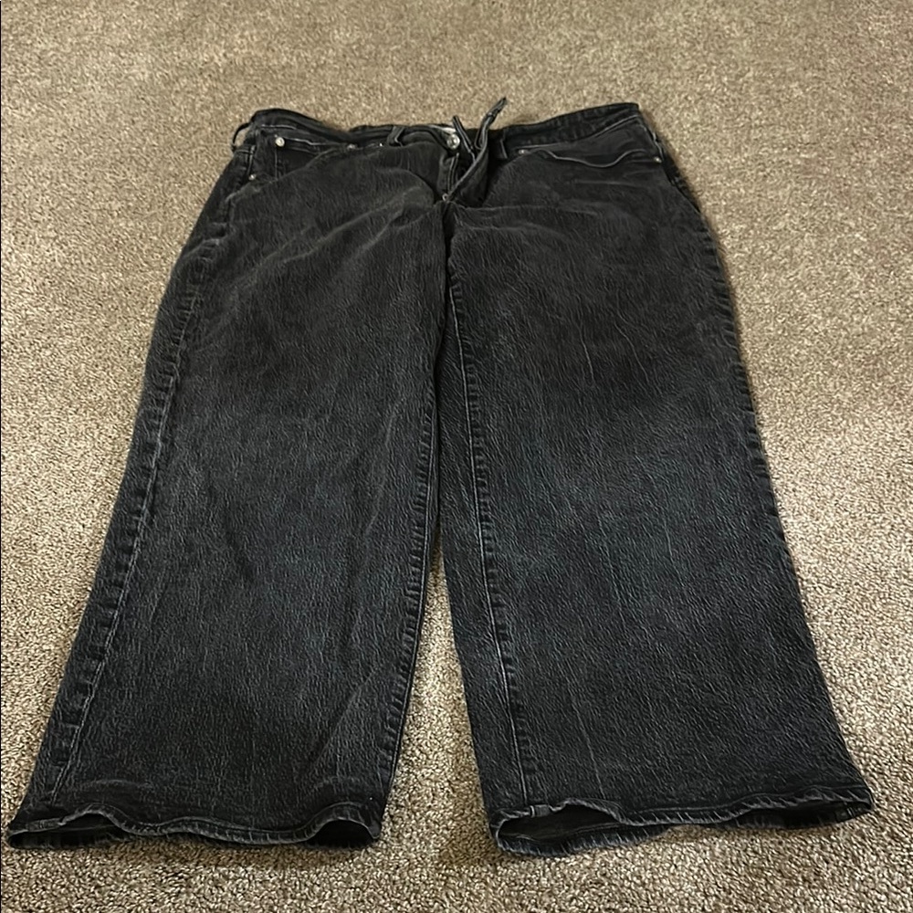Madewell Black Relaxed Jeans with Vintage Appeal